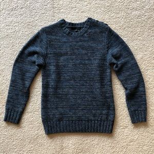 Blue gradient wool sweater